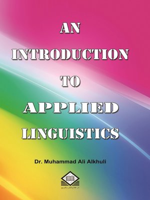 cover image of An Introduction to Applied Linguistics
